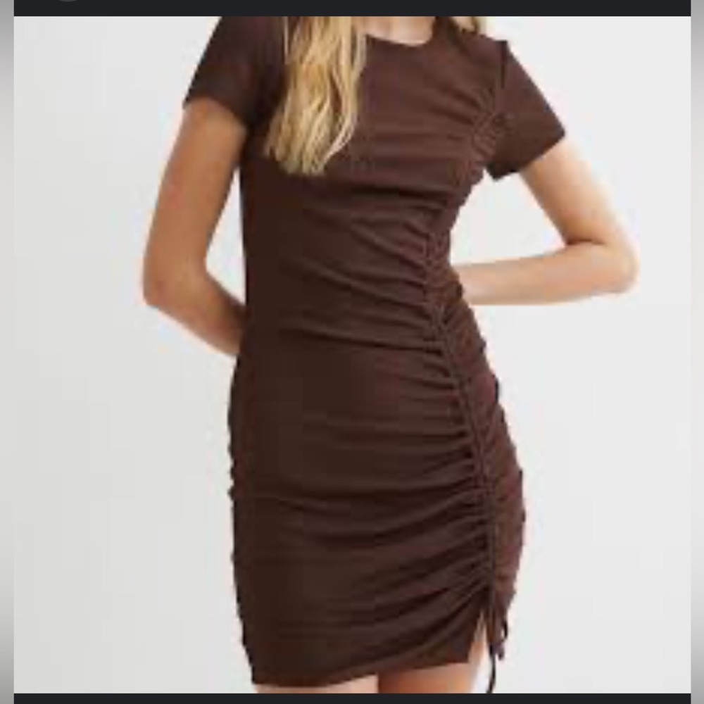 H&M Divided Chocolate Brown Dress